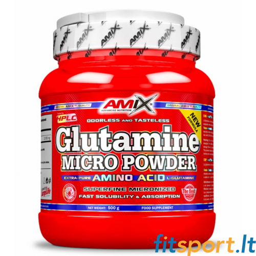 Amix Glutamiini pulber 500 g. 